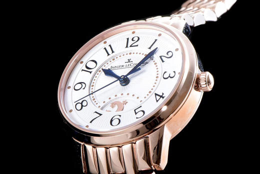 JL  积家约会系列机械女表 赵薇代言 火爆的女表款式，搭载新版cal.898A自动上链机械机芯，具有真月相显示功能，表盘直径34mm中号，不锈精钢表带，烧钢蓝指针[得意] 商品图5