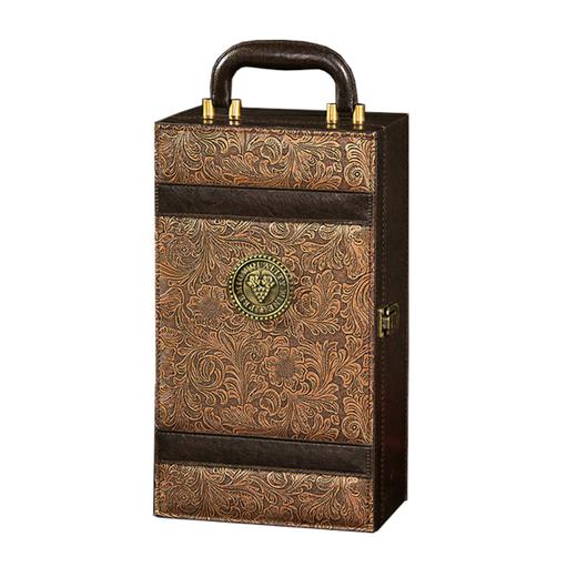 双支皮盒（花纹） 商品图0