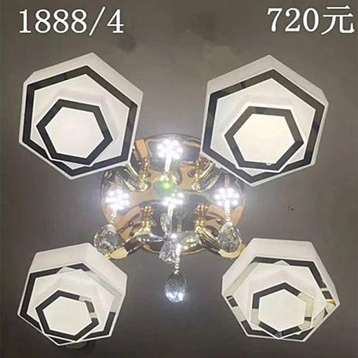 宝福莱 1888/4 圆水晶灯 商品图0