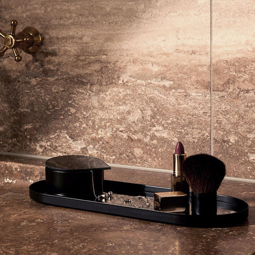 AYTM 镜面托盘 创意收纳北欧家用金属ins首饰香水化妆品置物 商品图2