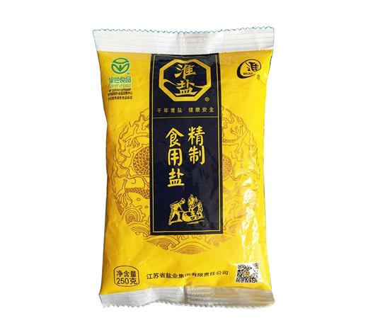 淮牌精制食用盐os淮牌250g