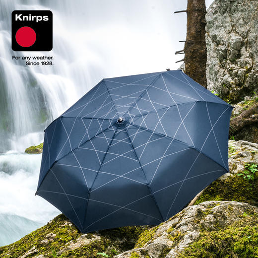 德国 Knirps 手动三折折叠伞女涂层遮阳伞黑胶伞晴雨两用伞 商品图4