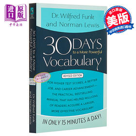 【2022修订版】30天掌握更强大的词汇量 英文原版 30 Days to a More Powerful Vocabulary