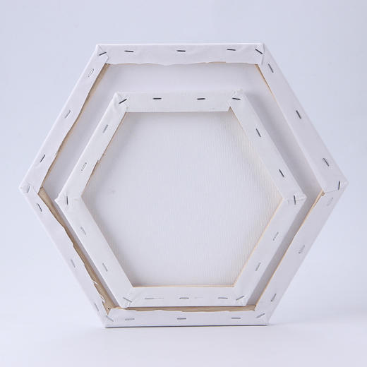 六边形异形油画框 水彩丙烯内框15*20*30