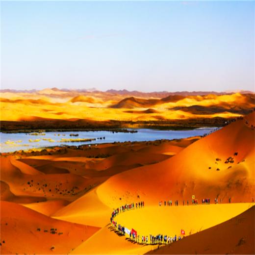 五一5天【腾格里沙漠穿越 立减80元】北京户外大巴团の远征腾格里-五湖连穿-百人穿越队（含露营装备） 商品图1