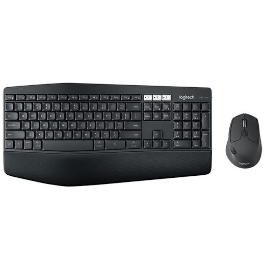 罗技（Logitech）MK850无线键鼠套装 高效能 多设备无线键鼠套装 舒适掌托 蓝牙优联双模 黑色 商品图0