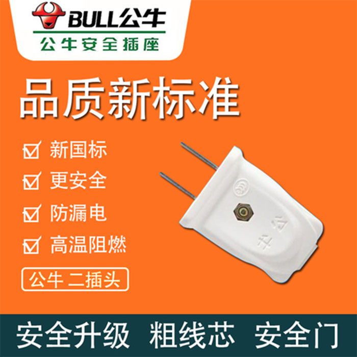 公牛-二插头