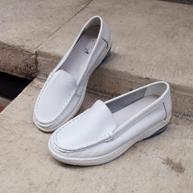 内联升女鞋工作鞋护士鞋医院批量采购女式牛皮护士鞋(大气垫)1348C