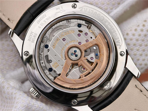 积家全月相大师系列。所以功能及外观均与原版一致,男士腕表，皮表带，自动机械机芯，透底。 商品图2