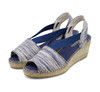 #断码特价39码#西班牙原产手工制作时尚轻便女款草编鞋 1442SD-蓝色 商品缩略图3