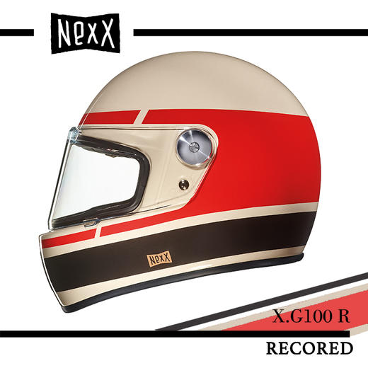 葡萄牙X NEXX   X.G100R Record 碳纤维复古运动骑行头盔全盔 商品图3