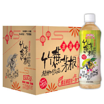 鸿福堂竹蔗茅根 500ML*15瓶 商品图0