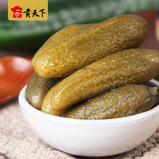 拼团|喀秋莎东北俄式酸黄瓜  黄瓜脆嫩 酸爽解腻  330g*2罐 商品图1