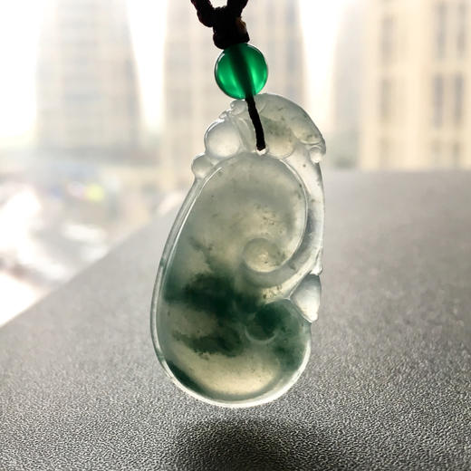 冰种飘花厚庄翡翠龙如意 商品图4