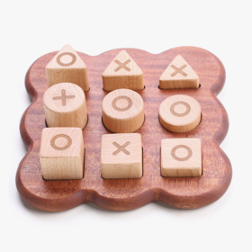 【1岁半+】墨小小 纯手工打磨 几何形状配对认知积木玩具 宝宝早教木质拼装