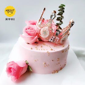 女神皇冠一鲜奶动物奶油蛋糕