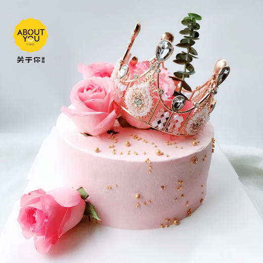 女神皇冠一鲜奶动物奶油蛋糕 商品图0