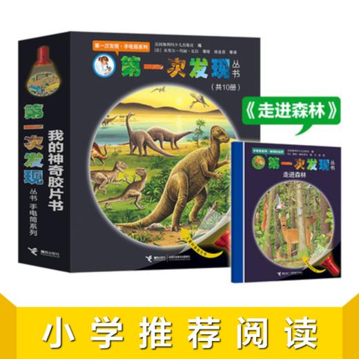 第一次发现丛书手电筒系列·好玩的动物·有趣的生活·神奇的自然 全10册 商品图1