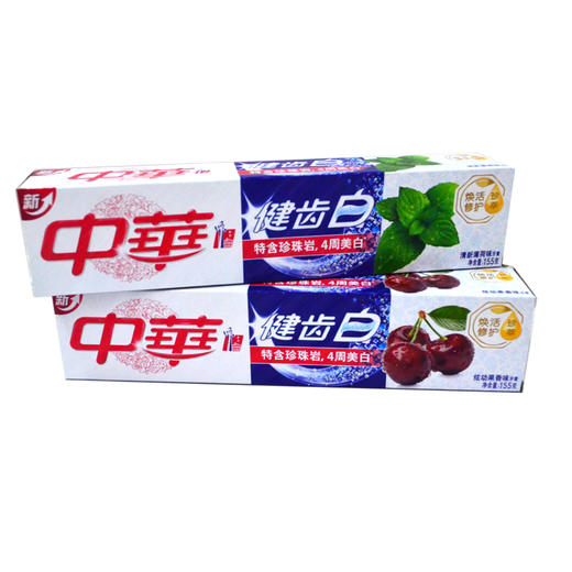 中华健齿白清新薄荷牙膏155g 商品图0