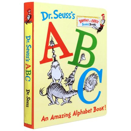 英文原版绘本 Dr. Seuss’s ABC 儿童英文学习纸板书 苏斯博士的ABC An Amazing Alphabet Book 廖彩杏书单 0-3岁进口早教图书 商品图0