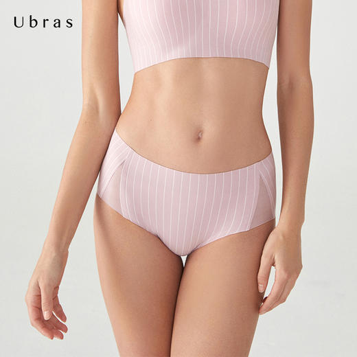 Ubras通勤版莫代尔条纹底裤 商品图0