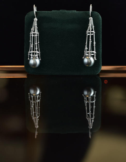 传说——黑珍珠长耳环（已定出，可以接受定制） 商品图1
