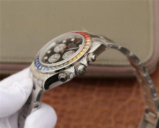 N劳力士迪通拿-116598RBOW系列，延续始于1963的经典力作！当手表碰上彩虹，华贵与美丽的碰撞，玩转彩虹，玩转小清新❕❕❕❕ 商品图3