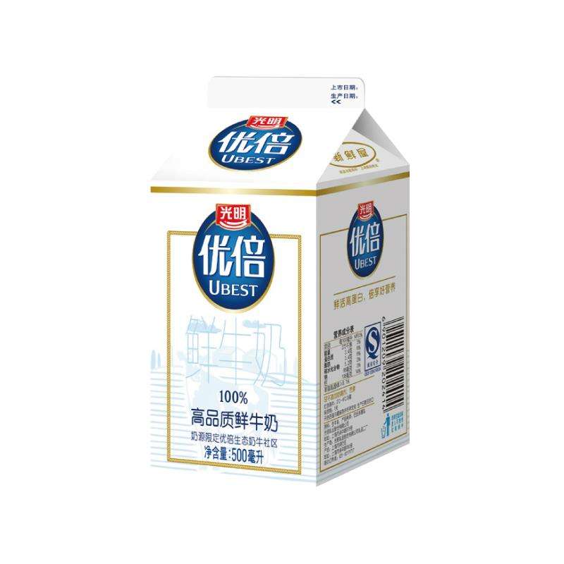 光明优倍950ml浓醇鲜牛奶