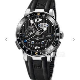 TWA雅典航海世家 El Toro/Black Toro万年历腕表 复刻天文台认证机芯:UN-32自动上链机芯，专利双窗口大日历，表壳材质:316L钢/陶瓷圈口/陶瓷按钮/陶瓷表冠