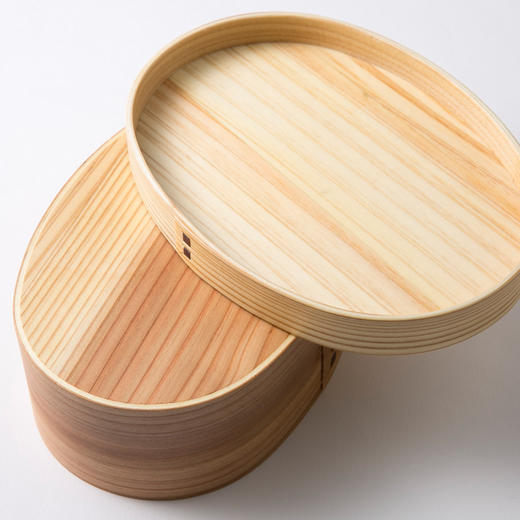日本原产wakacho若兆 传统漆器杉木饭盒餐盒便当盒
