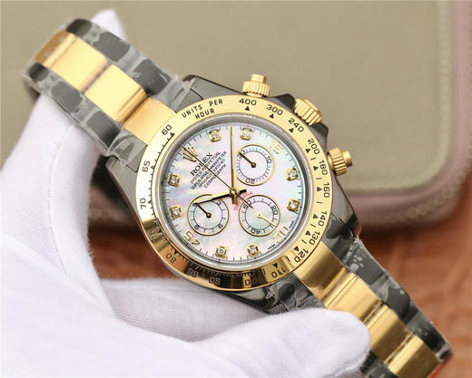 N劳力士迪通拿-116598RBOW系列 延续始于1963的经典力作！当手表碰上彩虹，华贵与美丽的碰撞，玩转彩虹，玩转小清新。 商品图1