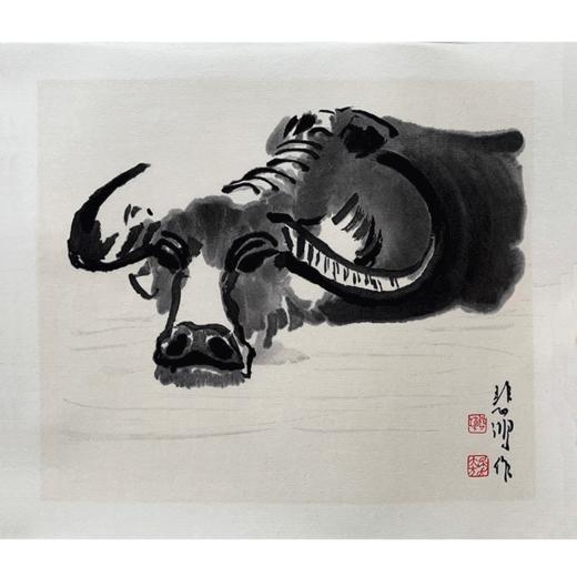 木版水印 《水牛》徐悲鸿(顺丰发货)