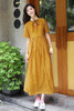 胧月提花双层连衣裙 | 白月光 明媚黄 两色可选 | 现货加急发 送腰带 商品缩略图4