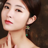 MSZR-01原创手工气质耳环绿玛瑙复古耳饰 TZW 商品缩略图1