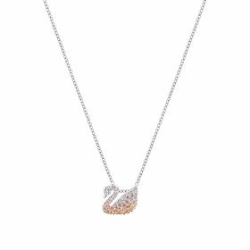 Swarovski 施华洛世奇 渐变色人造水晶镶密钻天鹅项链 5215038