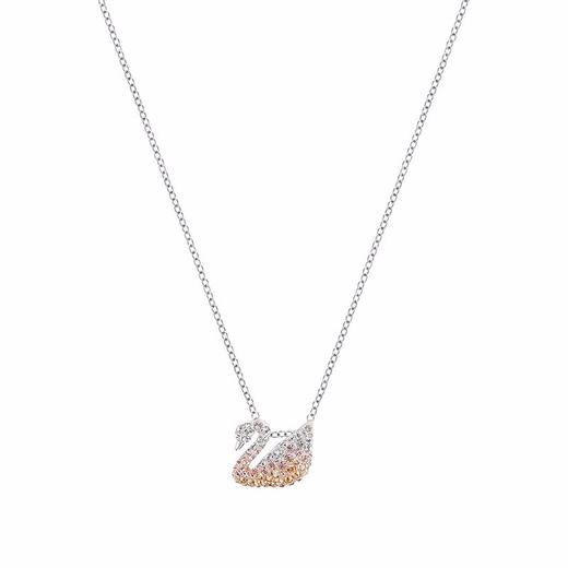 Swarovski 施华洛世奇 渐变色人造水晶镶密钻天鹅项链 5215038 商品图0