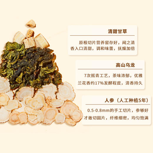 CHALI茶里 |人参乌龙三角袋泡茶 3g*18袋 推荐 商品图6