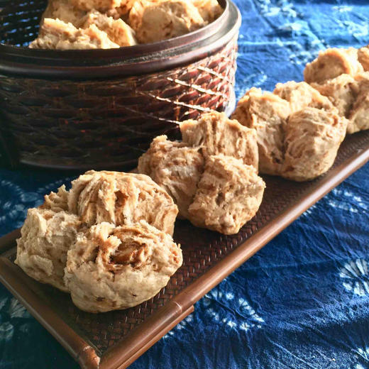 【仅限北京，下单后48小时左右发货】喜乎 素什锦素包/红糖开花馒头/桂花豆沙包/五行豆包12个装（6个/份） 商品图2