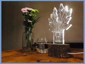 草原记忆——鹿首金步摇冠LED灯