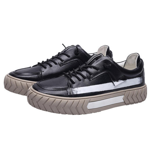 【服饰鞋包】*大码男板鞋韩版平跟鞋男潮流厚底男鞋子潮鞋男夏季透气小白鞋 商品图4