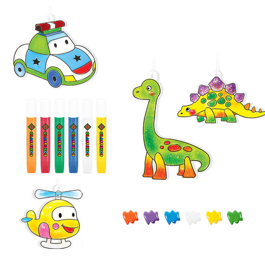 特价来袭 韩国进口 AMOS 儿童免烤玻璃胶画颜料 DIY  79元任选2款   六一礼物必选 商品图10