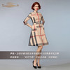 【特惠】YIQU丨“时代气息”连身裙（浅驼格纹）PT 商品缩略图2