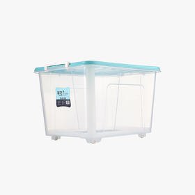 马卡龙透明收纳箱