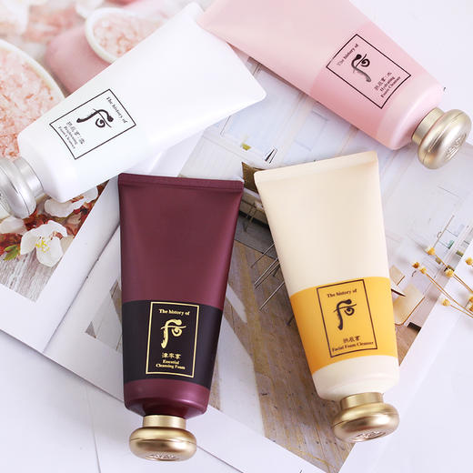 韩国 后 Whoo 拱辰享/雪美白/水妍/津率享洗面奶180ml 多款可选【跨境购】 商品图3