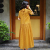 胧月提花双层连衣裙 | 白月光 明媚黄 两色可选 | 现货加急发 送腰带 商品缩略图2