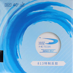 流星Liuxing 813特制反胶 蓝海绵涩性反胶乒乓球套胶