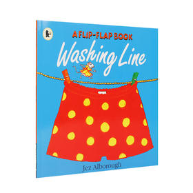 #小彼恩童书【点读版】英国引进 交错页翻翻书 A Flip-Flap Book:Washing Line 晾衣绳子【平装】吴敏兰书单 第70本 激发想象力