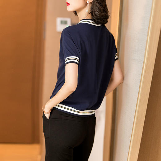 米思阳2026夏季新款时尚气质百搭休闲修身显瘦洋气内搭上衣T恤女1350/2401/1199 商品图4