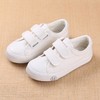 【童鞋】。男女童鞋儿童帆布鞋宝宝球鞋白色布鞋休闲运动鞋魔术贴 商品缩略图0