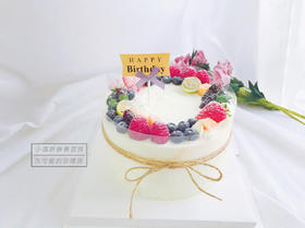 小清新鲜果蛋糕｜简约风蛋糕